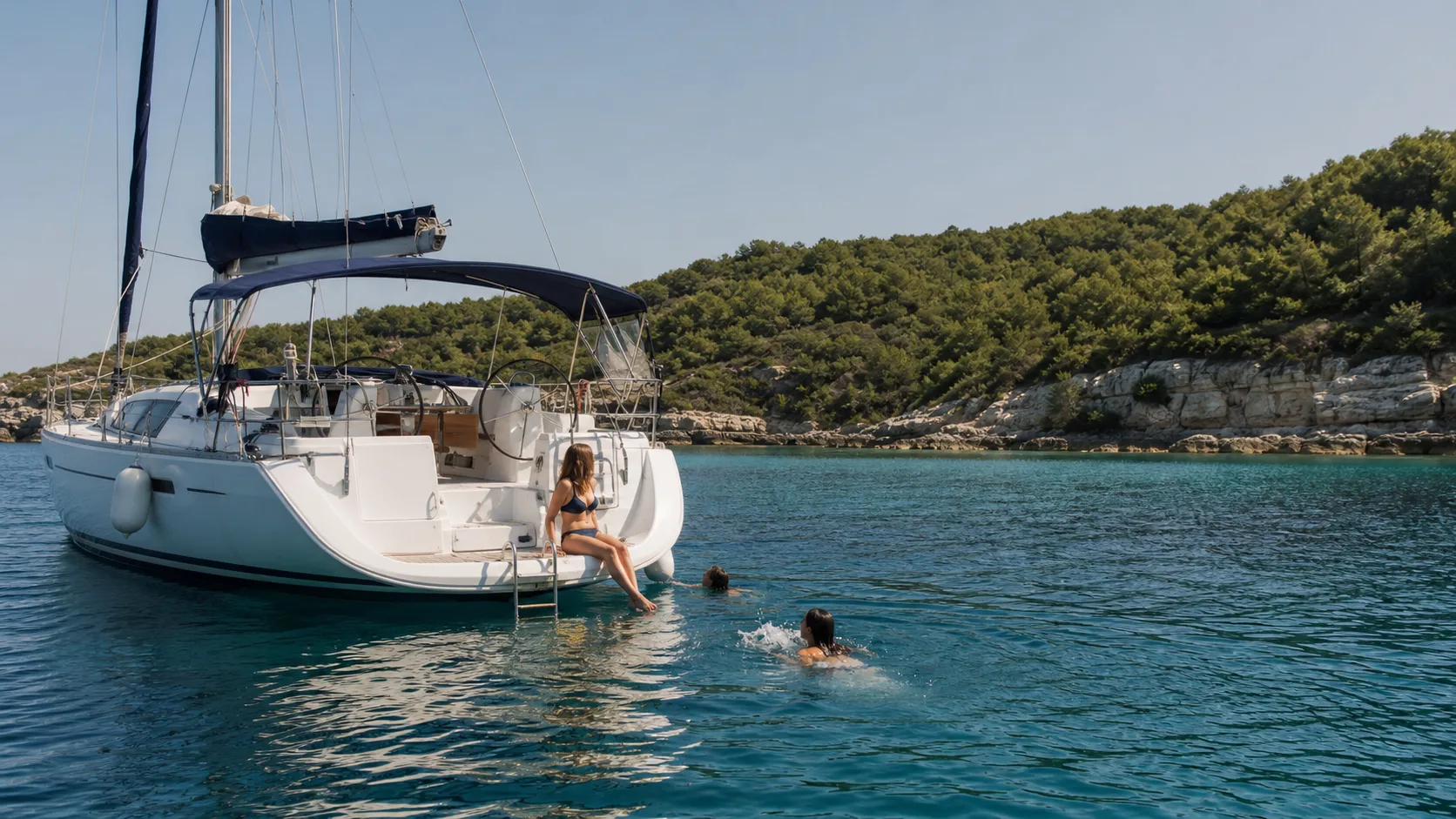 Anchor and swim